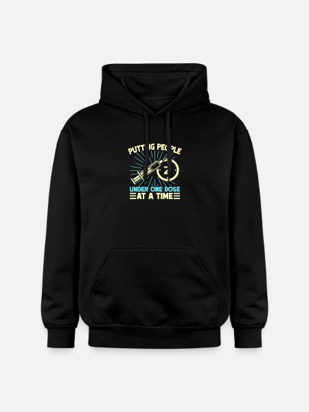 Anesthesiologist Putting People One Dose - Gildan Unisex Softstyle® Midweight Hoodie - black
