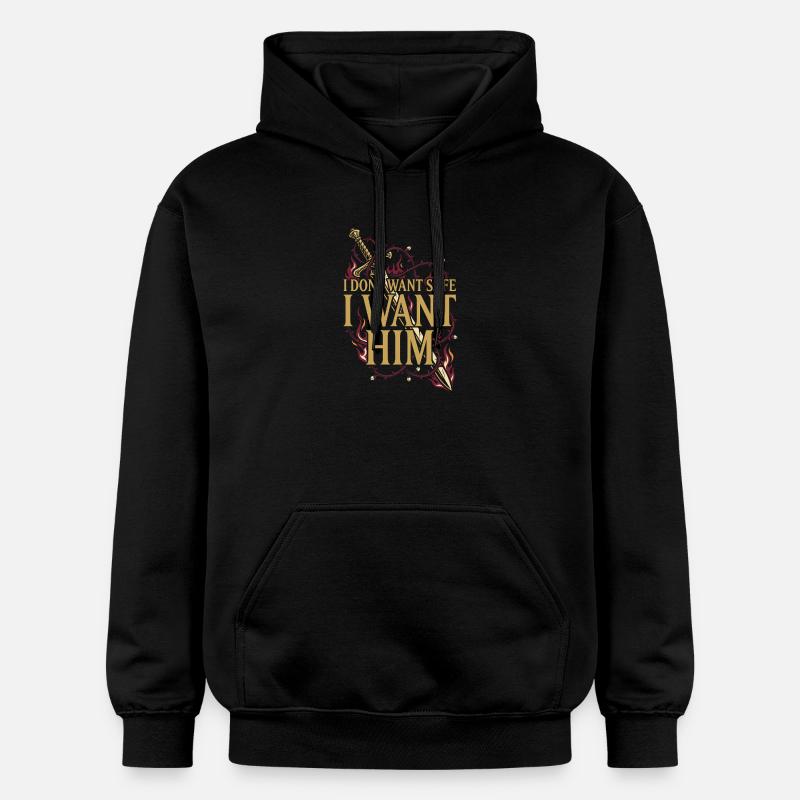 Romantasy Fantasy Romance Booktok Lectrice Épicée - Sweat à capuche Softstyle® Gildan Unisexe - noir