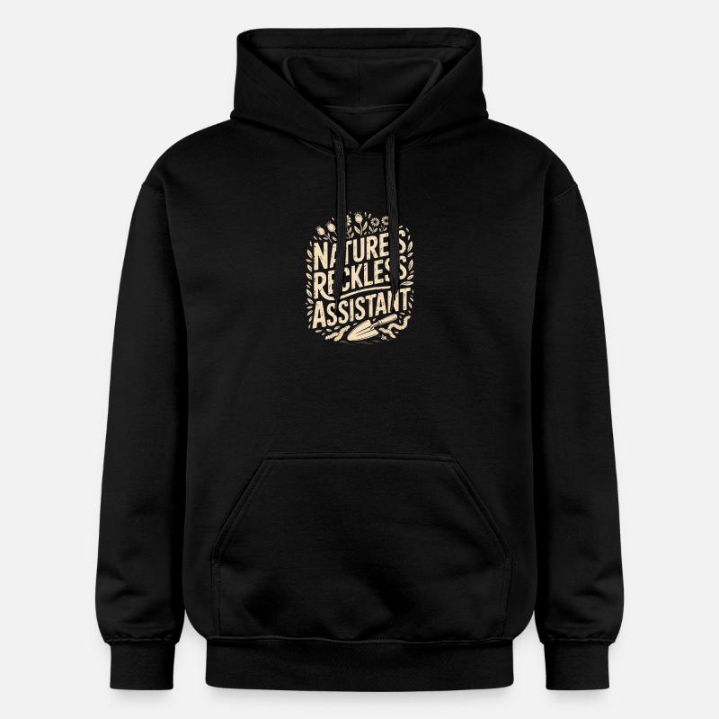 L’assistant imprudent de la nature - Sweat à capuche Softstyle® Gildan Unisexe - noir