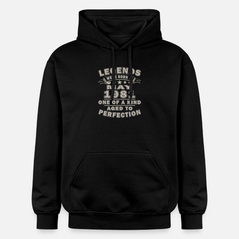 Mai 1981 - mai 1981 - Sweat à capuche Softstyle® Gildan Unisexe - noir