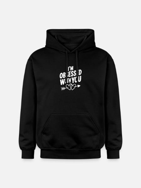 I'm Obsessed With You - Gildan Unisex Softstyle® Midweight Hoodie - black