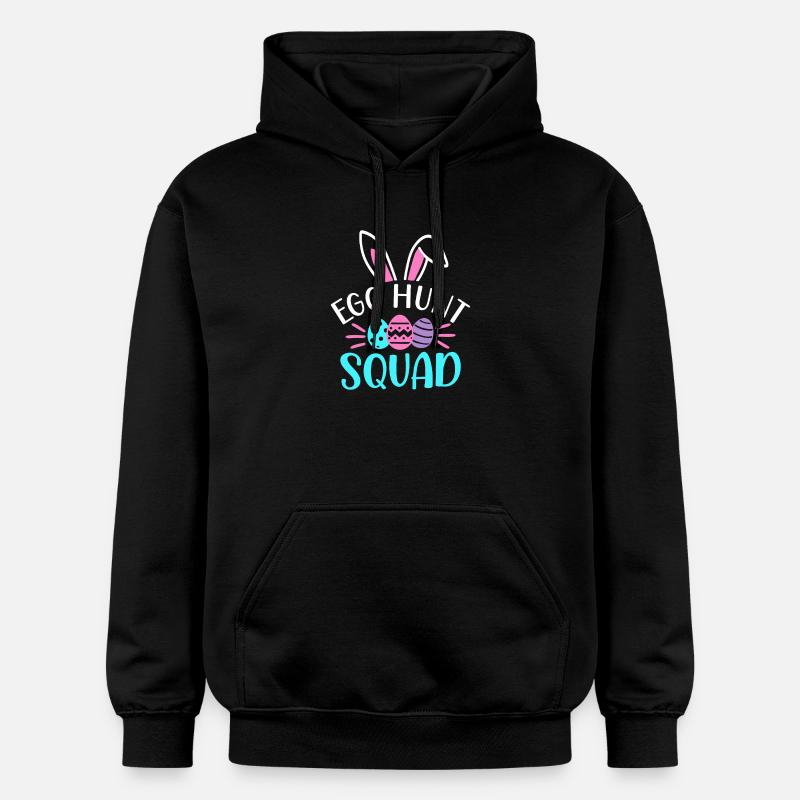 Egg Hunt Squad - Gildan Unisex Softstyle® Midweight Hoodie - black