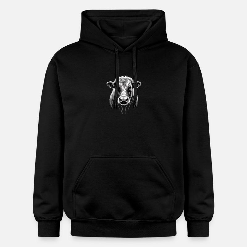 Vache - Sweat à capuche Softstyle® Gildan Unisexe - noir