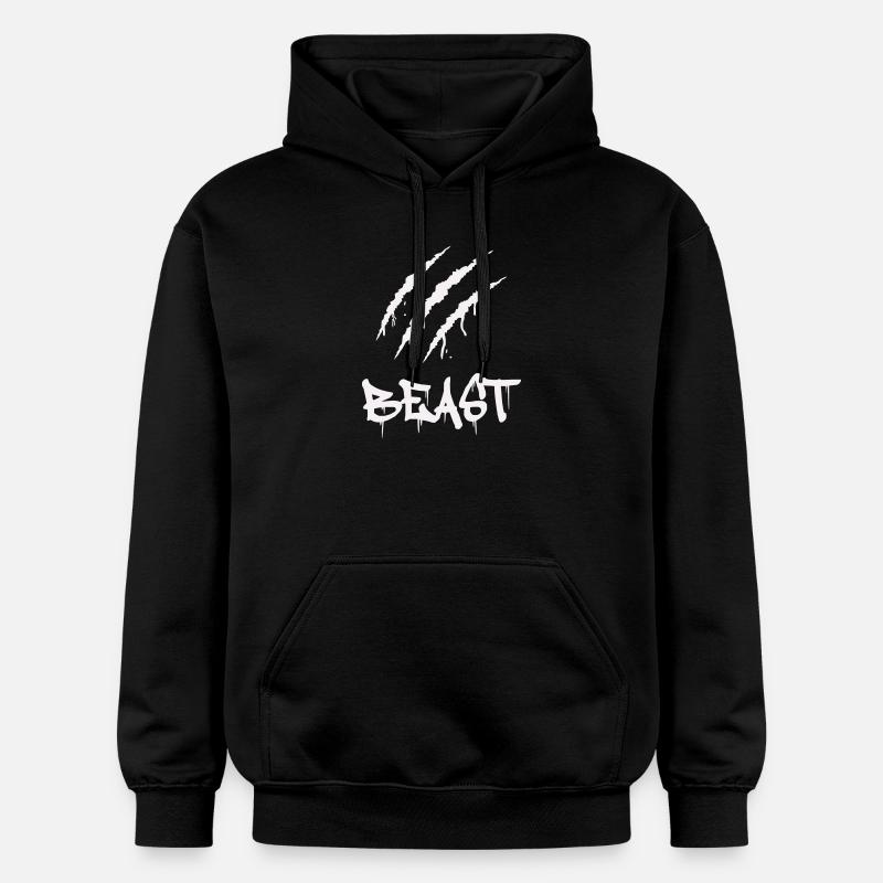 krallen_beast - Sweat à capuche Softstyle® Gildan Unisexe - noir