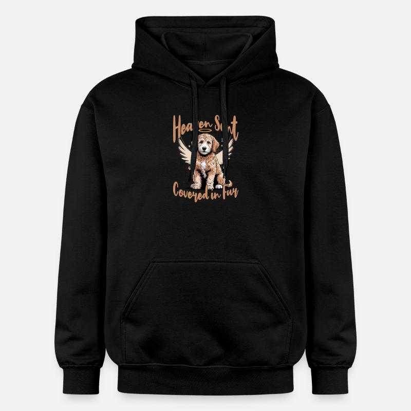 Race de chien Goldendoodle - Sweat à capuche Softstyle® Gildan Unisexe - noir