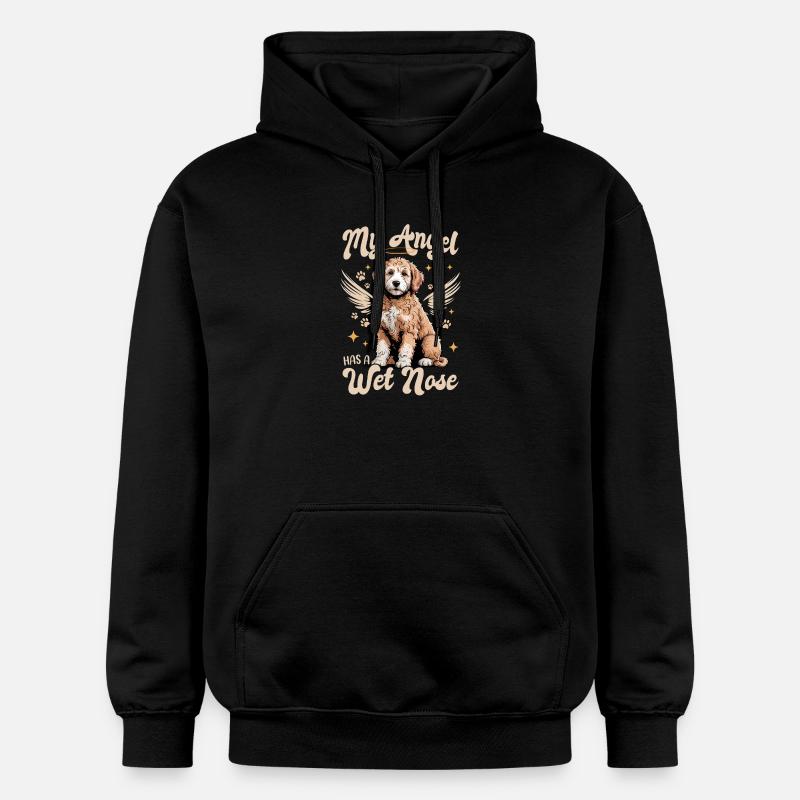 Race de chien Goldendoodle - Sweat à capuche Softstyle® Gildan Unisexe - noir