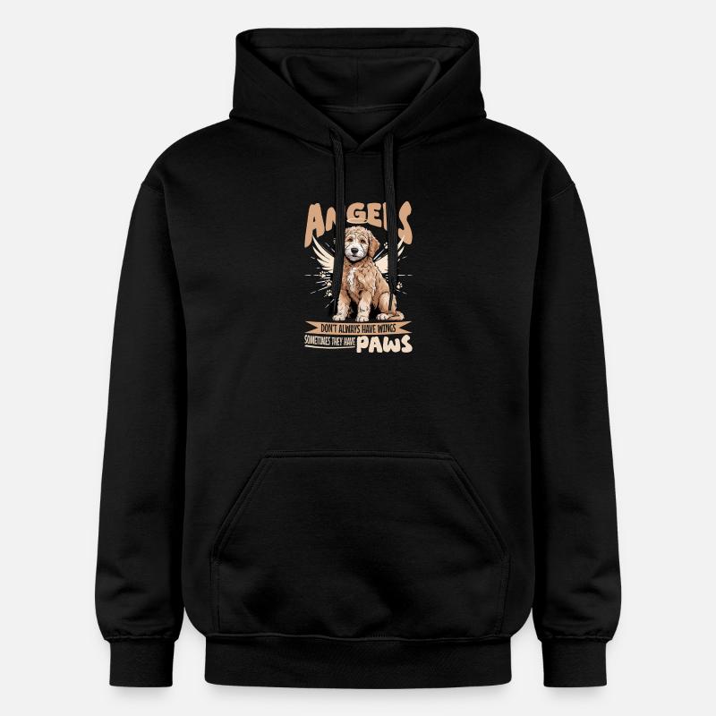 Race de chien Goldendoodle - Sweat à capuche Softstyle® Gildan Unisexe - noir