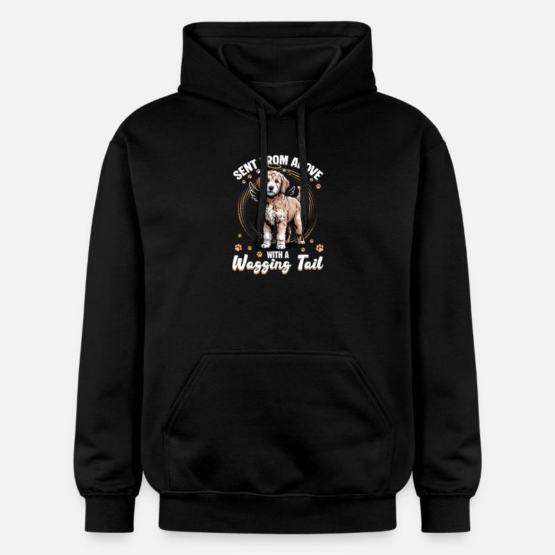 Race de chien Goldendoodle - Sweat à capuche Softstyle® Gildan Unisexe - noir