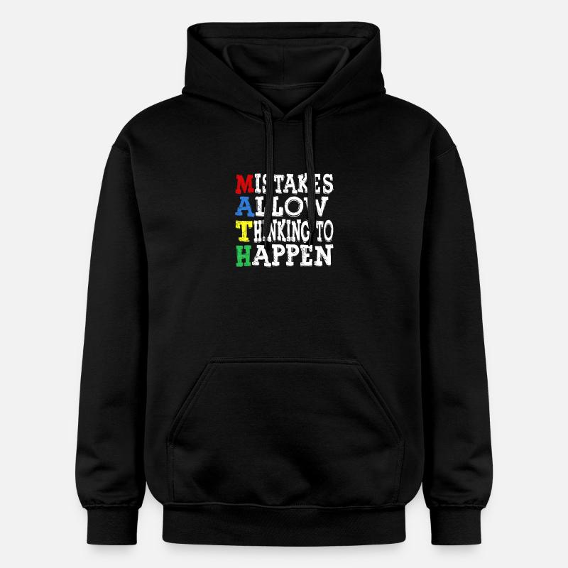 Les erreurs permettent à la réflexion - Sweat à capuche Softstyle® Gildan Unisexe - noir