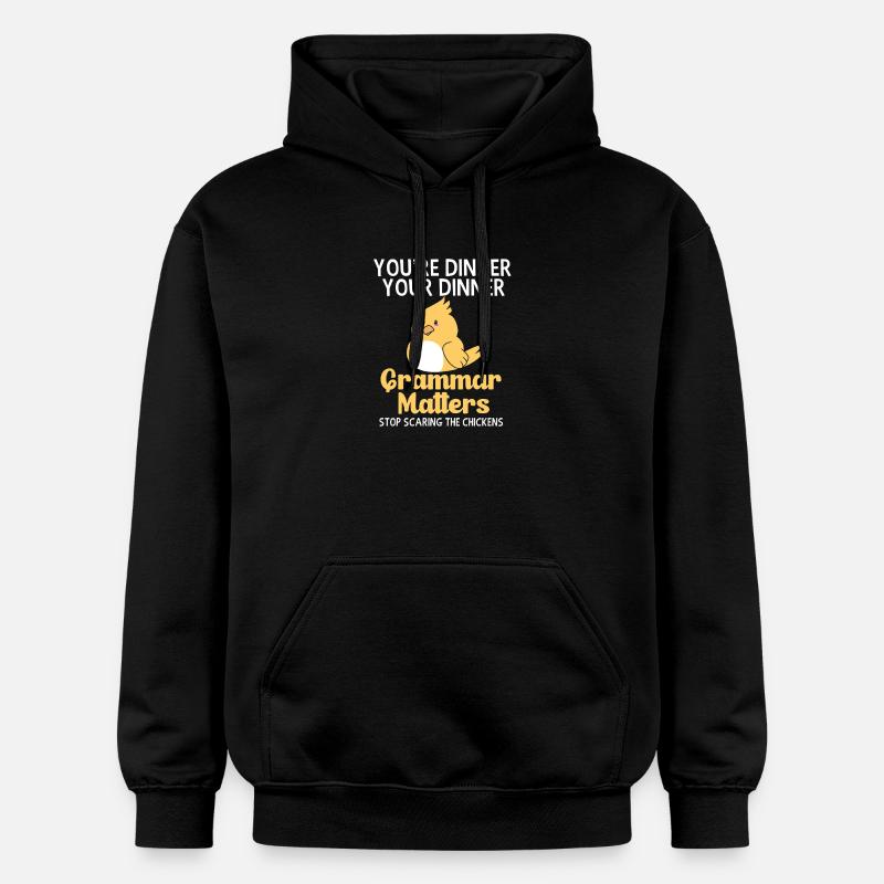 grammaire - Sweat à capuche Softstyle® Gildan Unisexe - noir