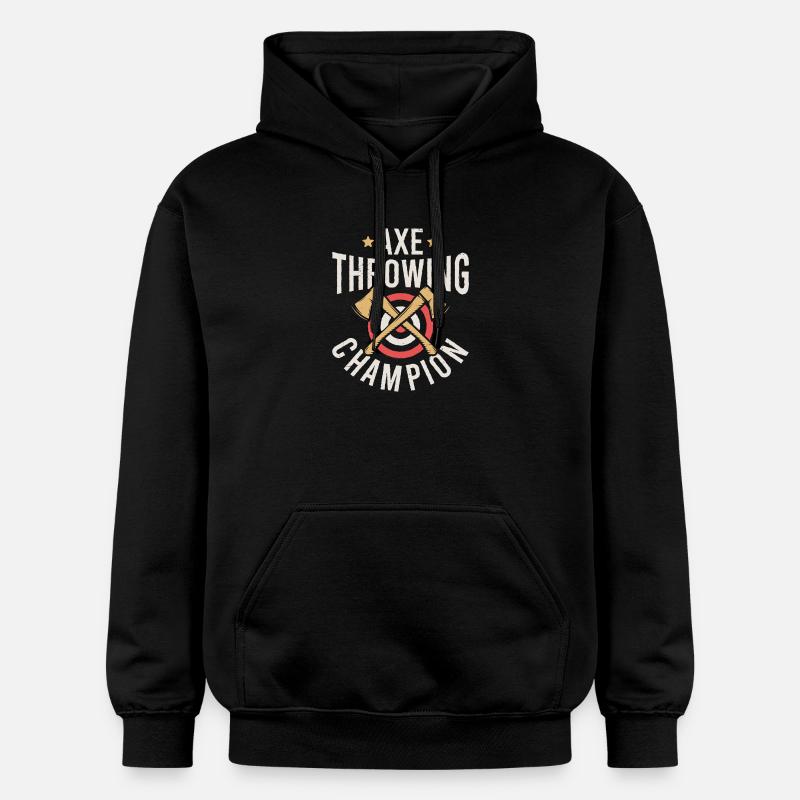 Champion de Lancer de Hache - Sweat à capuche Softstyle® Gildan Unisexe - noir