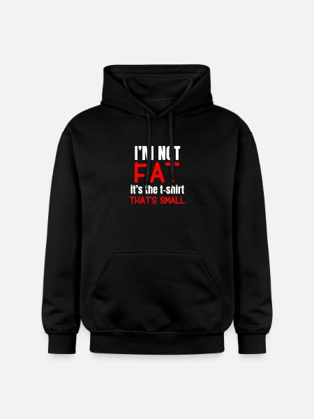 Nicht Fettes Kleines Hemd - Gildan Unisex Softstyle® Midweight Hoodie - Schwarz