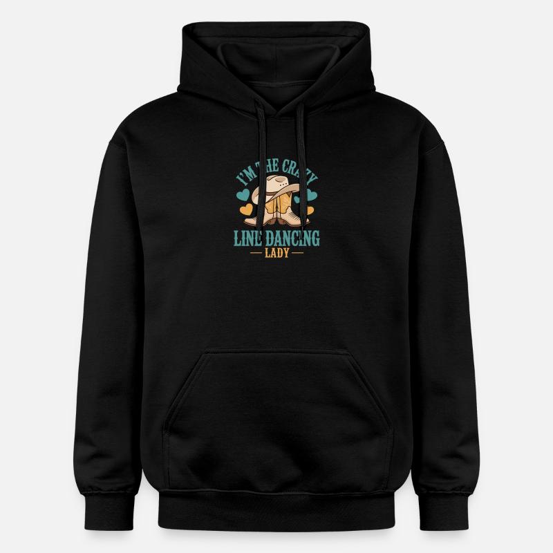Cadeau de danse en ligne - Sweat à capuche Softstyle® Gildan Unisexe - noir