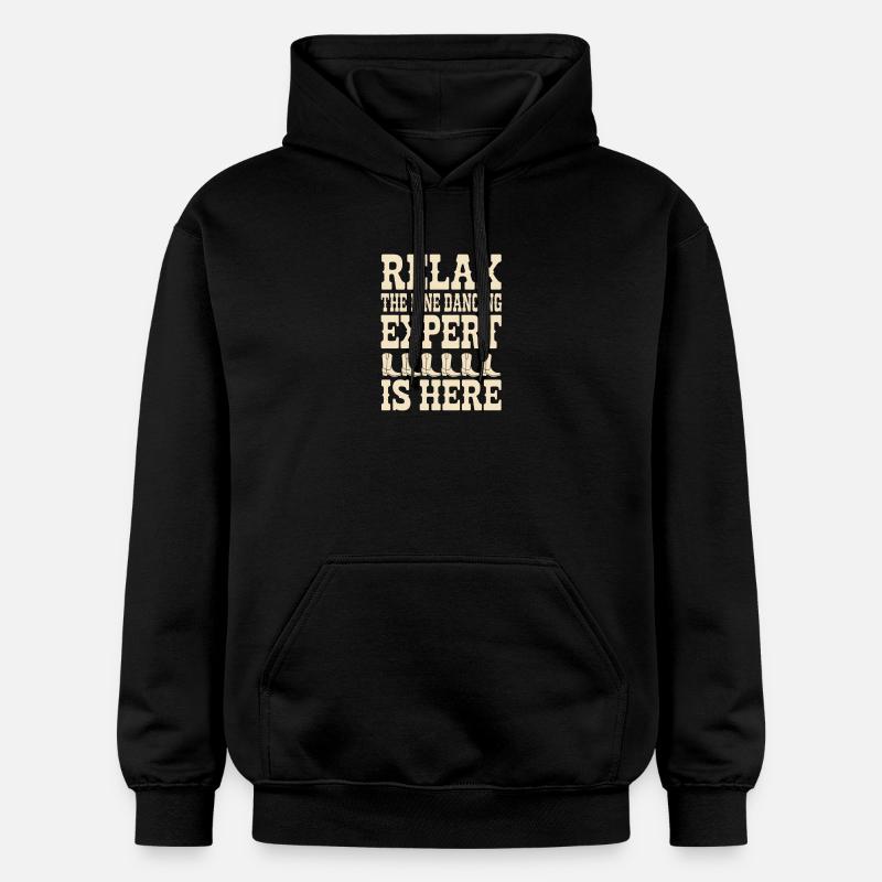 Line Dancing Line Dance Geschenk - Gildan Unisex Softstyle® Midweight Hoodie - Schwarz