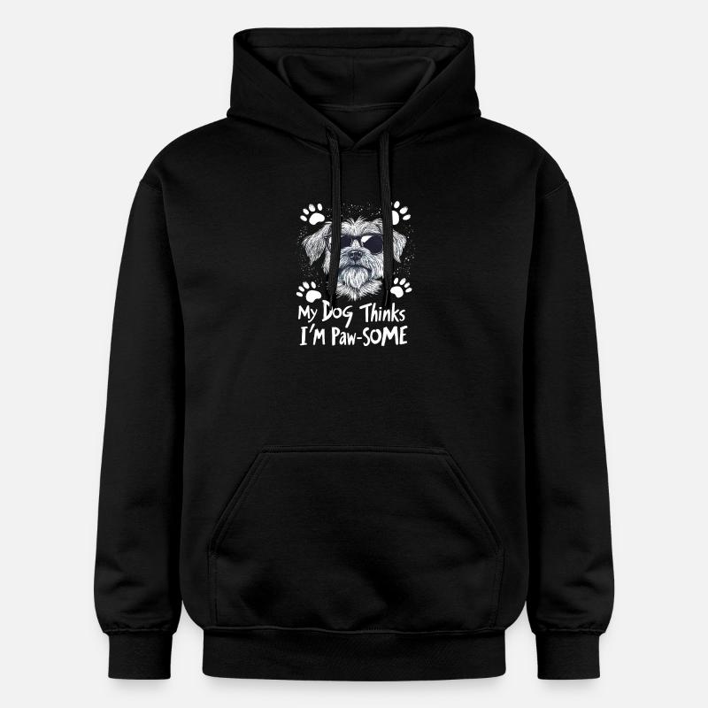 Propriétaire de chien Pawsome - Sweat à capuche Softstyle® Gildan Unisexe - noir