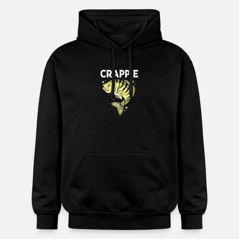 Crappie Fish Perch Sunfish - Gildan Unisex Softstyle® Midweight Hoodie - black
