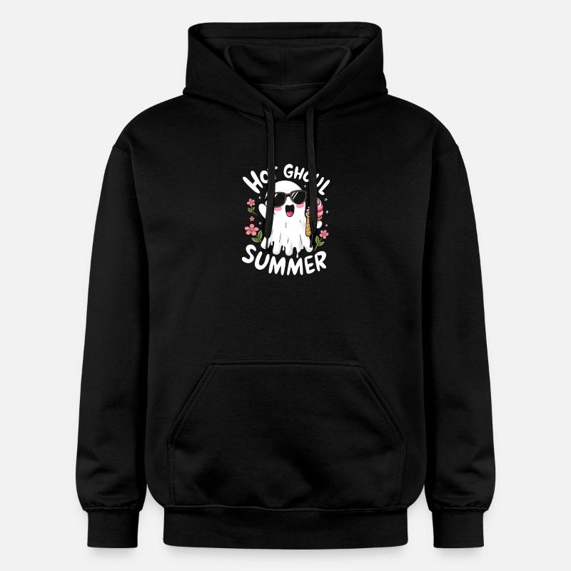 Hot Ghoul Summerween Halloween - Sweat à capuche Softstyle® Gildan Unisexe - noir