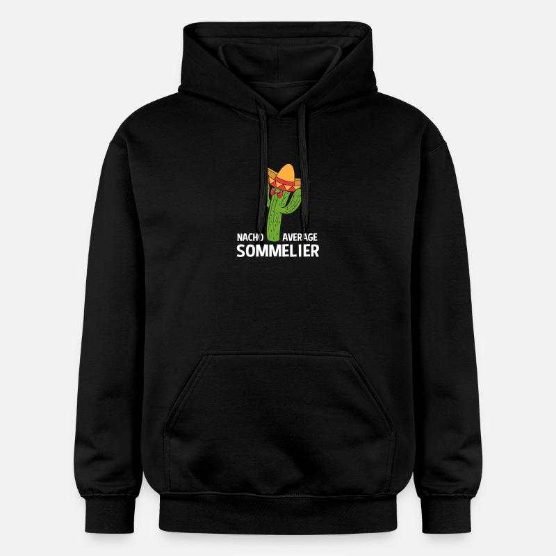 Sommelier du vin - Sweat à capuche Softstyle® Gildan Unisexe - noir