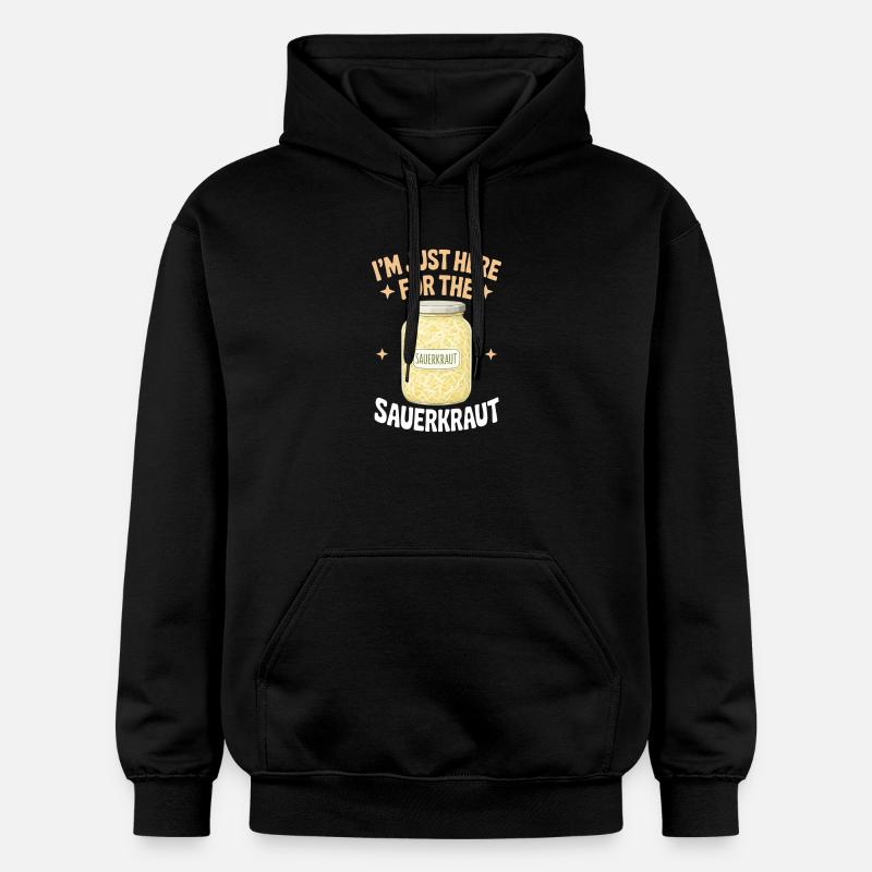 Choucroute Plats allemands offerts - Sweat à capuche Softstyle® Gildan Unisexe - noir