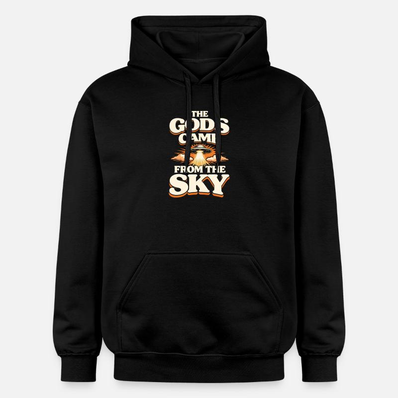Dieux du ciel - Sweat à capuche Softstyle® Gildan Unisexe - noir