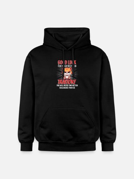 Funny Farewell Coworker - Gildan Unisex Softstyle® Midweight Hoodie - black