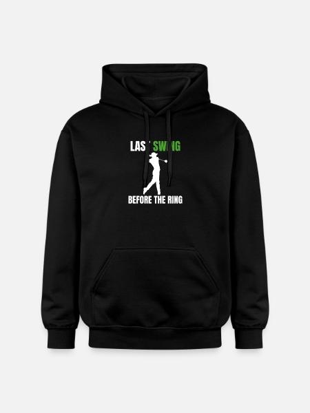 Golf-Junggesellenabschied - Gildan Unisex Softstyle® Midweight Hoodie - Schwarz