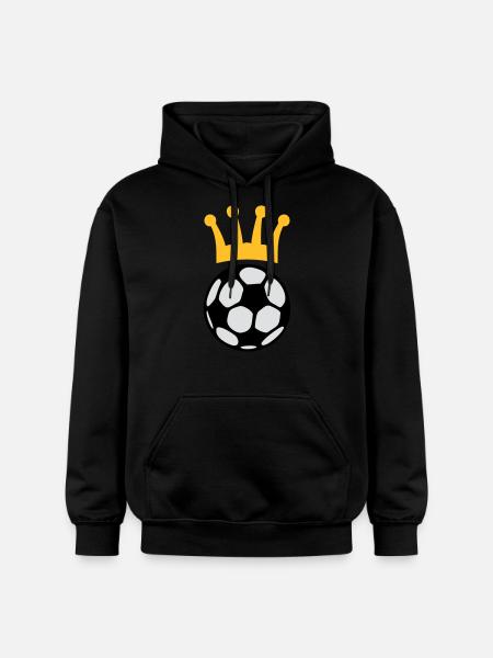 KING FOOTBALL - Gildan Unisex Softstyle® Midweight Hoodie - black