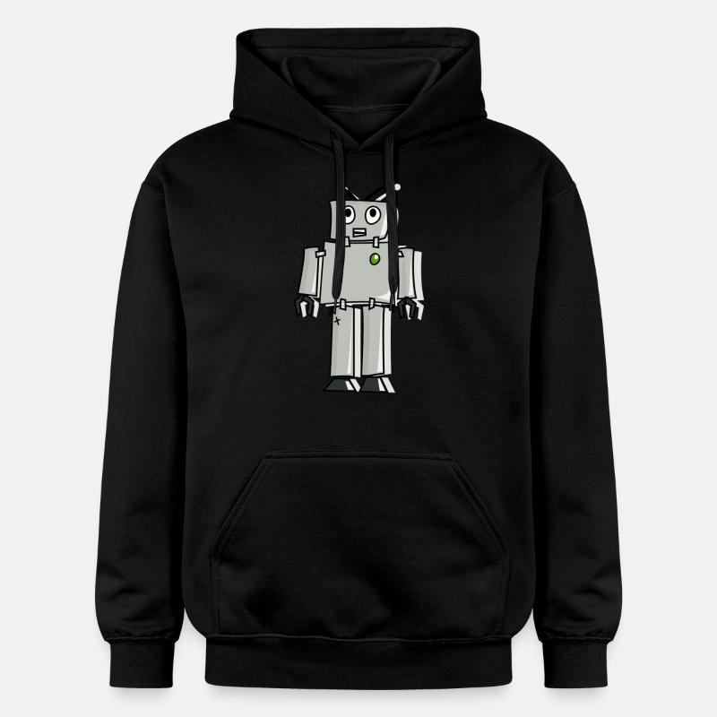 robot - Sweat à capuche Softstyle® Gildan Unisexe - noir