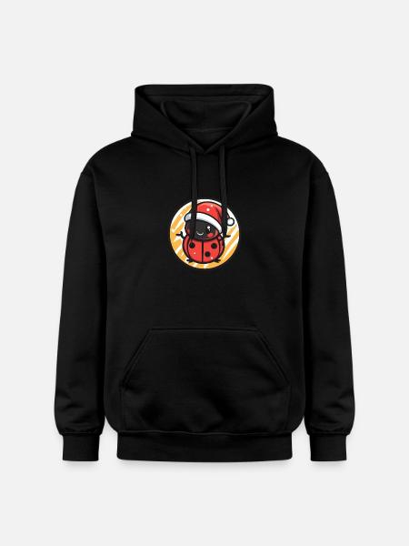 Ladybug Christmas Christmas - Gildan Unisex Softstyle® Midweight Hoodie - black