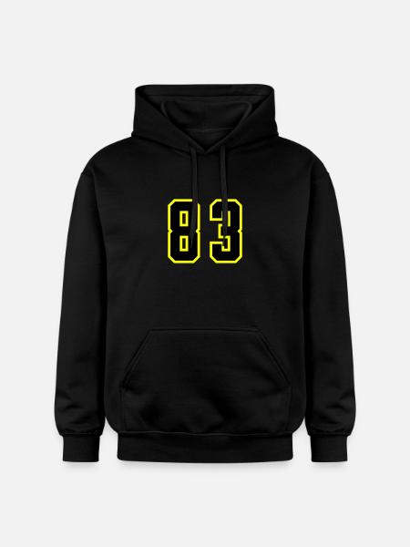 83 Number Leotard - Gildan Unisex Softstyle® Midweight Hoodie - black