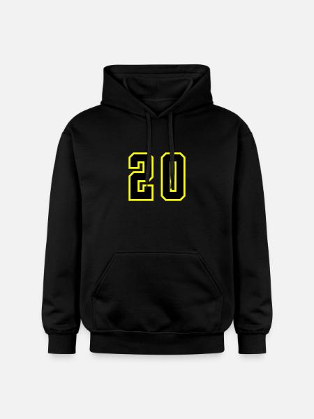 20 Number Leotard - Gildan Unisex Softstyle® Midweight Hoodie - black