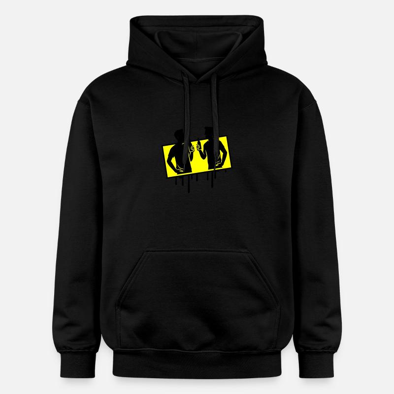 Fête d’équipe Anniversaire - Sweat à capuche Softstyle® Gildan Unisexe - noir