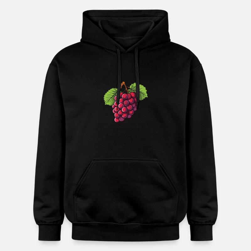 Raisin Fruit - Sweat à capuche Softstyle® Gildan Unisexe - noir