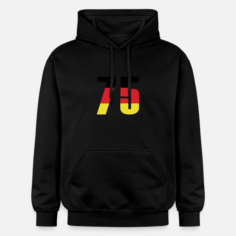 Maillot de l’Allemagne numéro 75 - Sweat à capuche Softstyle® Gildan Unisexe - noir