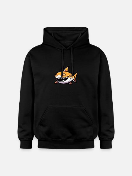 Requin Halloween Animal - Sweat à capuche Softstyle® Gildan Unisexe - noir