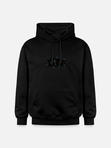 Kinder Freude Kindergarten - Gildan Unisex Softstyle® Midweight Hoodie - Schwarz