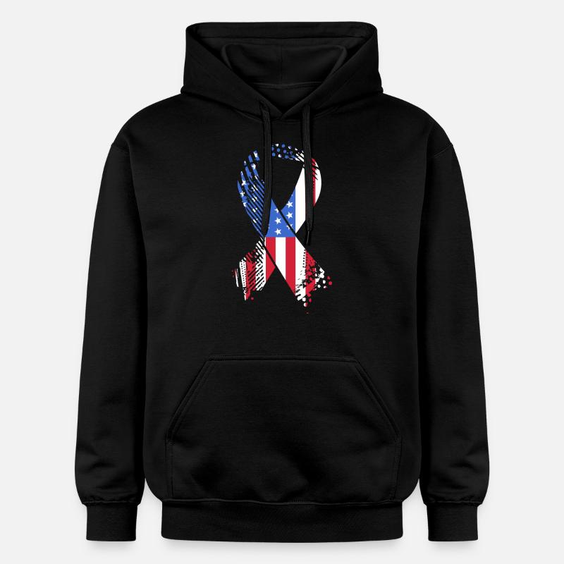Multiple Sclerosis MS - Gildan Unisex Softstyle® Midweight Hoodie - black