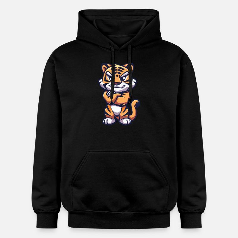 Bande dessinée Tiger - Sweat à capuche Softstyle® Gildan Unisexe - noir