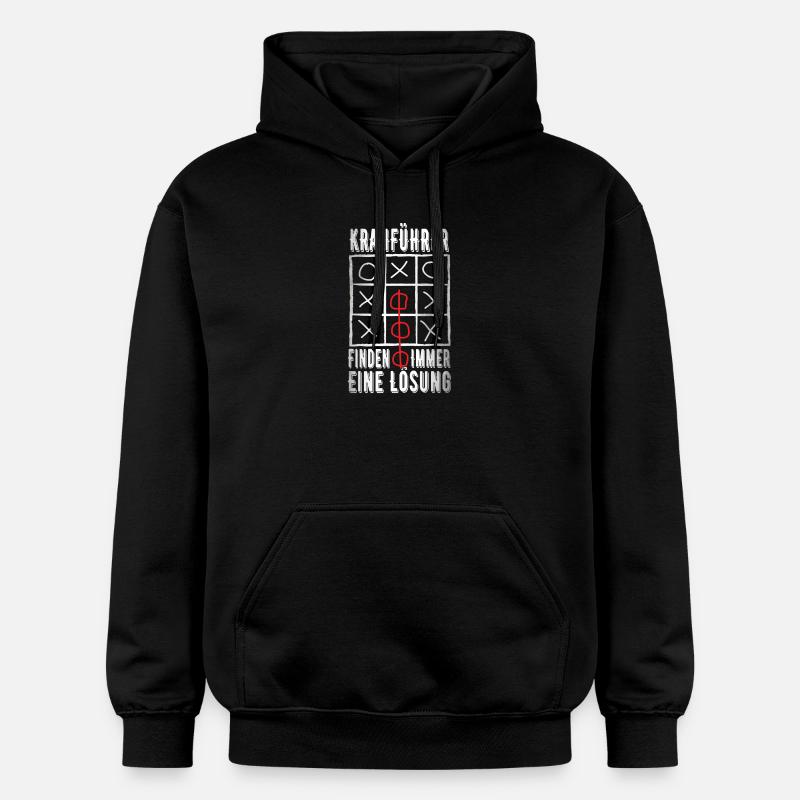 Kranführer - Gildan Unisex Softstyle® Midweight Hoodie - Schwarz