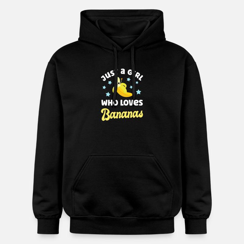 Banane Bananes - Sweat à capuche Softstyle® Gildan Unisexe - noir