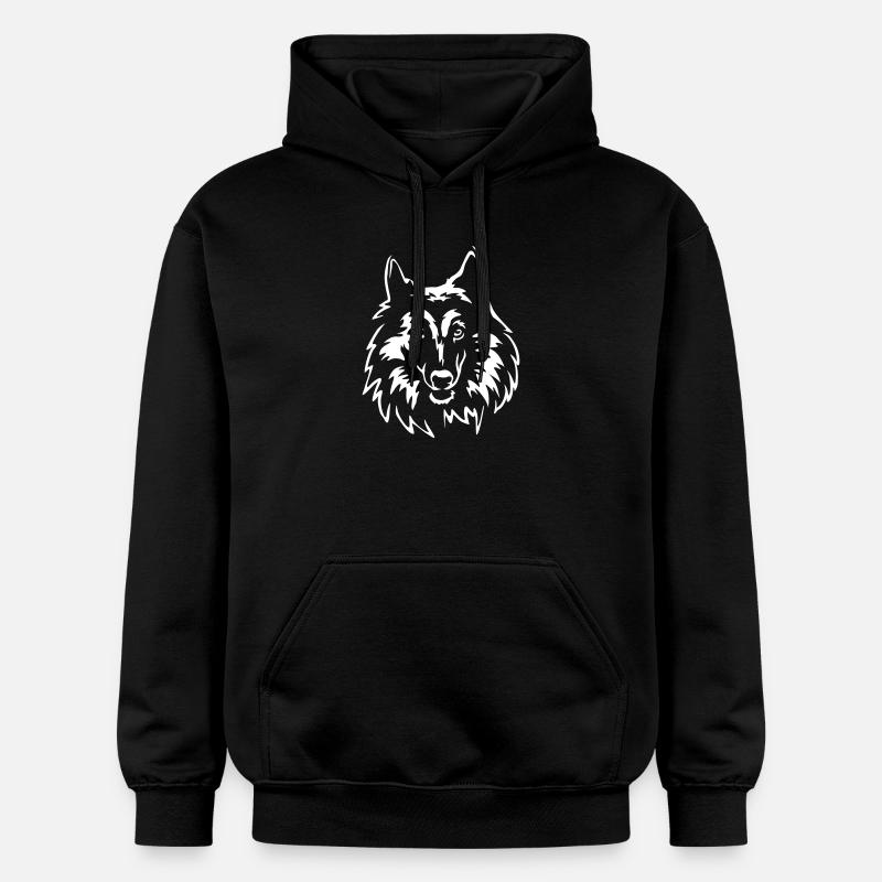 Tervueren Head « Black Edition » - Sweat à capuche Softstyle® Gildan Unisexe - noir