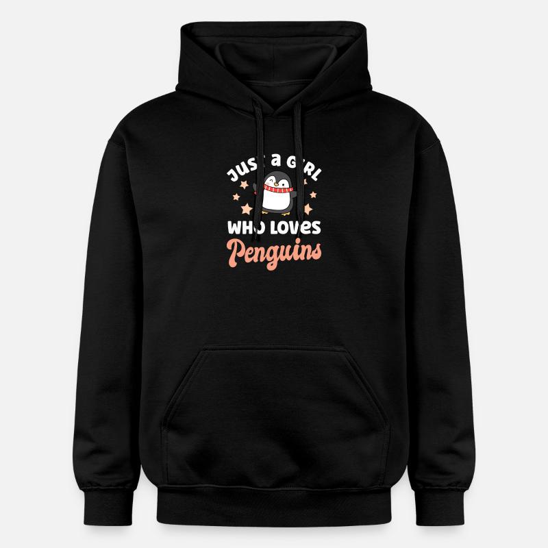 Pingouins Pingouins - Sweat à capuche Softstyle® Gildan Unisexe - noir