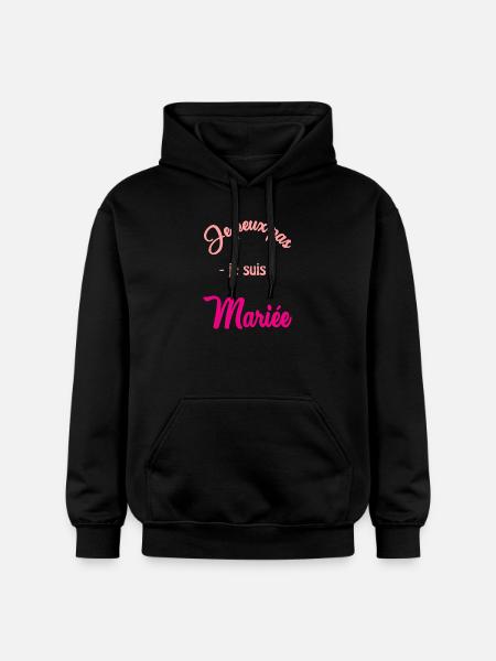 MARIEE. FUTURE MARIEE. EVJF - Sweat à capuche Softstyle® Gildan Unisexe - noir