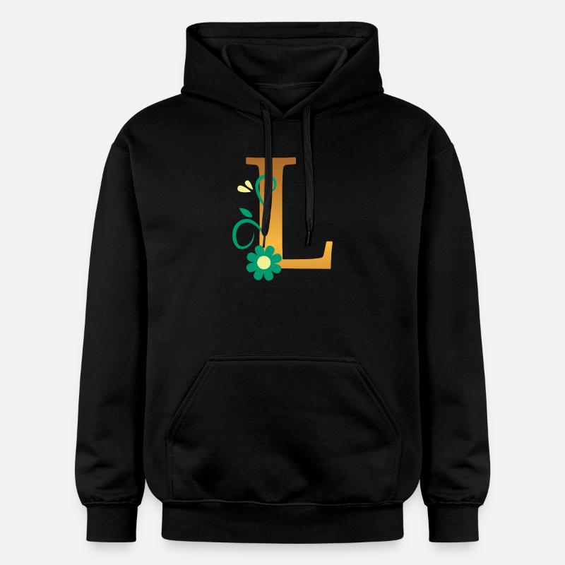 L - Gildan Unisex Softstyle® Midweight Hoodie - black