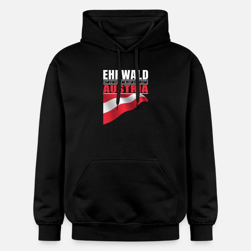 Ehrwald - Sweat à capuche Softstyle® Gildan Unisexe - noir