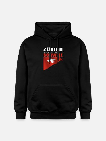 Zürich - Gildan Unisex Softstyle® Midweight Hoodie - Schwarz