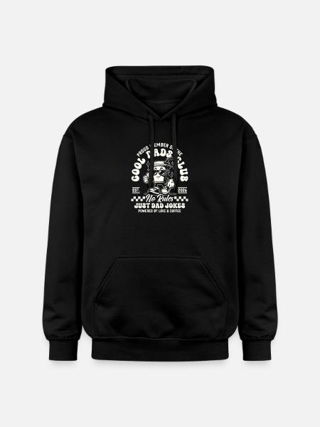 Cool Dads Club - Dad 2026 Gift - Gildan Unisex Softstyle® Midweight Hoodie - black