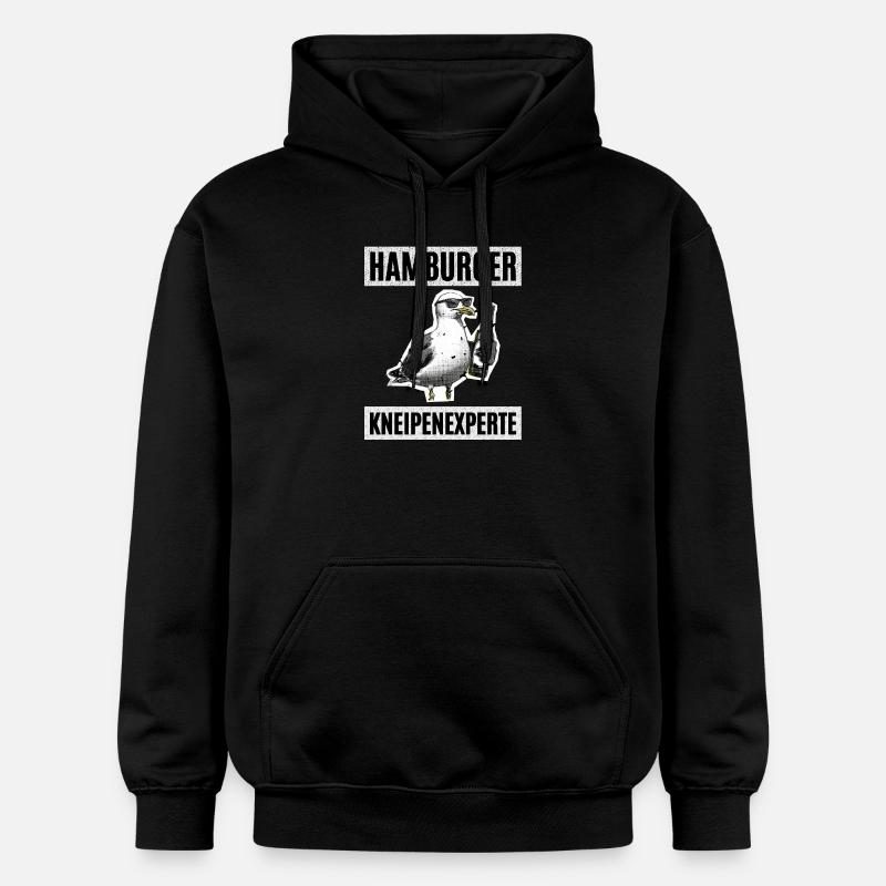 Expert en pubs de Hambourg - Sweat à capuche Softstyle® Gildan Unisexe - noir