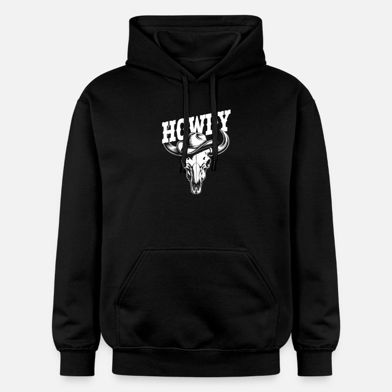 Salut western - Sweat à capuche Softstyle® Gildan Unisexe - noir