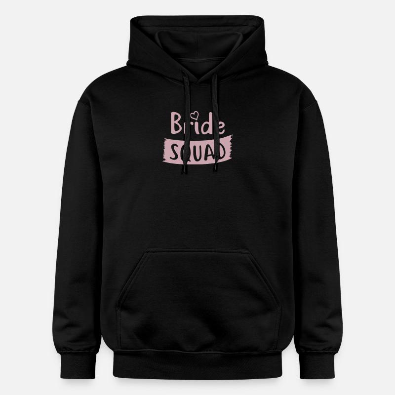 Junggessellinenabschied - BRIDE SQUAD - Sweat à capuche Softstyle® Gildan Unisexe - noir